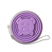 180/320 ml faltbare Silikon-Reisebecher, wiederverwendbar und tragbar, mit Deckel, ideal für Outdoor-Wanderungen