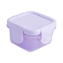 Recipientes herméticos morados para almacenar alimentos con tapa (paquete de 4)