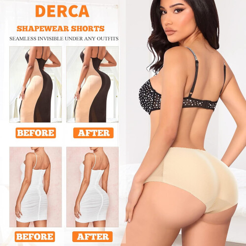 Calcinha modeladora de bumbum com enchimento, sem costura, para mulheres. 2