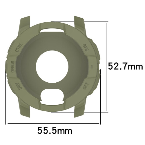 Capa protetora de TPU compatível com Garmin Fenix8 51mm AMOLED – Macia, flexível e resistente a quedas. 2