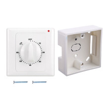 Interruptores temporizadores mecânicos de 220V com controle de contagem regressiva. Interruptores temporizadores de painel 86 para ventiladores,
