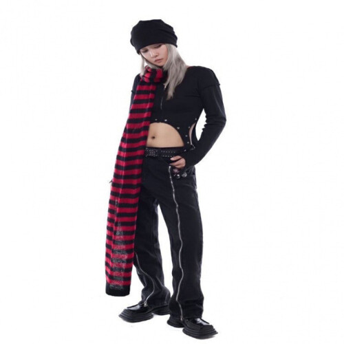 Κασκόλ Subculture για Ενήλικες Unisex Ριγέ Κασκόλ για τον Λαιμό, Ζεστό Μαντήλι, Υπαίθρια 1