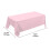 Plastduk Rektangulär 72x54 tum Rosa Storpack 3