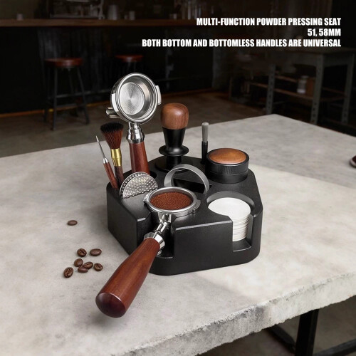 Space Saving Coffee Tools Organizer Espresso Tamper Holder-58mm 2