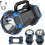 LED-campinglykt oppladbar 1500 LM 8 moduser 4800 mAh 1