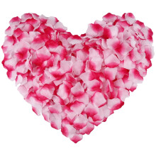 Pétales de roses artificielles (100 pièces) – Décoration romantique pour la Saint-Valentin, les mariages et les fêtes, compatibles avec les