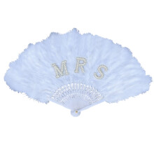 Éventail pliant en dentelle blanche pour future mariée – Accessoire de mariée, cadeau pour demoiselle d'honneur, décoration brodée pour