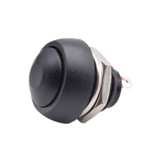 PBS33B mini trykknappbryter PÅ/AV momentan 2-pinners 12 mm