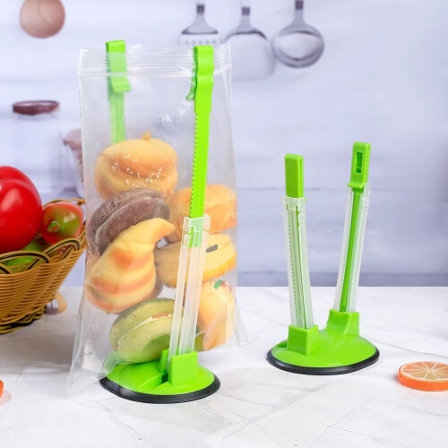 Support réglable pour sacs de congélation RUseeN (4 pièces) – Accessoire de cuisine 2