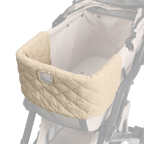 Dog Strollers Seat Cover Washable Protective Cushion for-Beige1