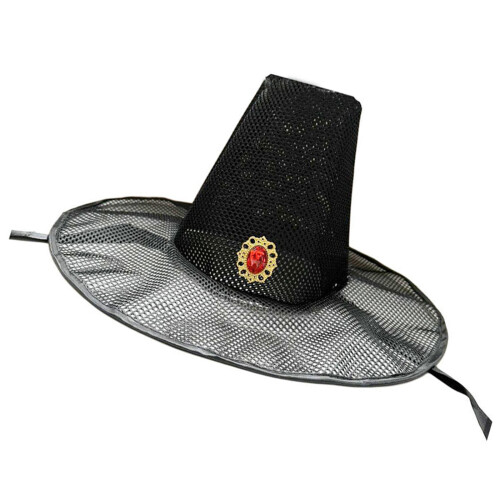 Historical Korean Design Hat Lightweight Breathable Fabric Stage