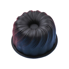 Round Shaped Silicone Mousse Cake Molds Flexible-Black 1