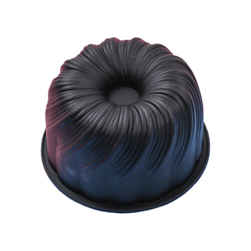 Round Shaped Silicone Mousse Cake Molds Flexible-Black 1