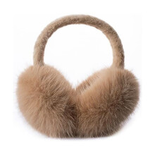 Winter Ear Muffs for Women Men - Foldable Fuzzy Earmuffs Faux Fur Ear Warmer, Perfect Ear Covers for Cold Days