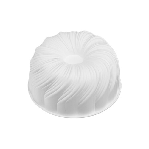 Moules à gâteaux en Mousse de forme ronde, en Silicone-Blanc 1