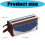 Double Layer Large Capacity Pen Case Smooth Zippers-Blue 4