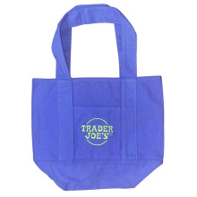Trader Joe's Pastel Mini Canvas Tassen – Lichtgewicht Herbruikbare Boodschappentassen, Limited Edition 2025, Compatibel met Trader Joe's