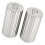 Modern Lined metal Condiment Bottles Suitable For-Silver 1