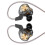Ακουστικά τυχερού παιχνιδιού καλωδίων Earbuds στα ακουστικά αυτιών με τα βαθιά 5