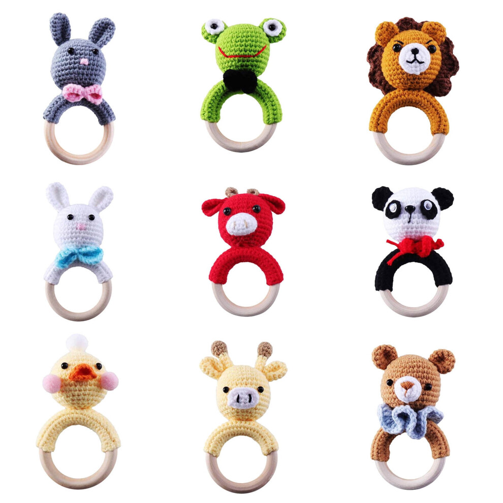 Baby Rattle, Baby Toys Clearance! Knitting Crochet Knitting Rattle Suzuki