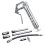 Efficient Manual Hand Grease Dispenser 120cc High Pressure for 1