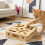 Caja de rompecabezas para mascotas de interior con bolas de colores 4