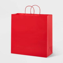 Sacchetto regalo rosso con design spray, 1 confezione