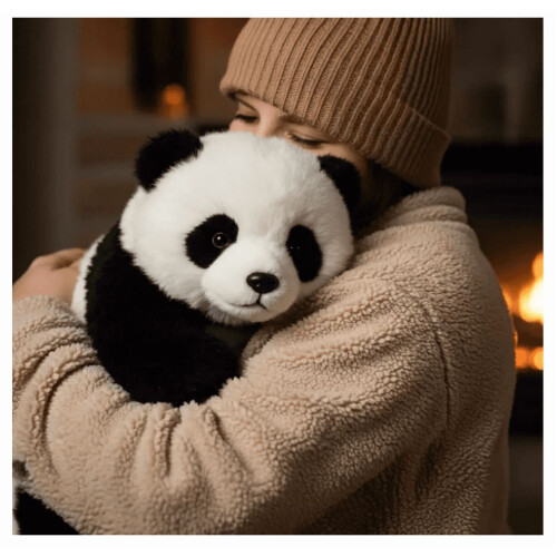 Ρεαλιστικό λούτρινο Panda για συναισθηματική υποστήριξη – Εξαιρετικά μαλακό