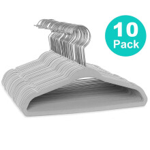 Lot de 10/20/30 cintres antidérapants en velours pour enfants, idéaux pour ranger vestes, pantalons et vêtements habillés. Gain de place assuré