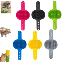 Silicone Cat Grooming Strap Pad – Adjustable Self-Groomer Brush & Massager for Climbing Frames, Table Legs; Compatible with Cats