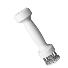 Handheld Stainless Steel Meat Tenderizer Meat Loosening-White