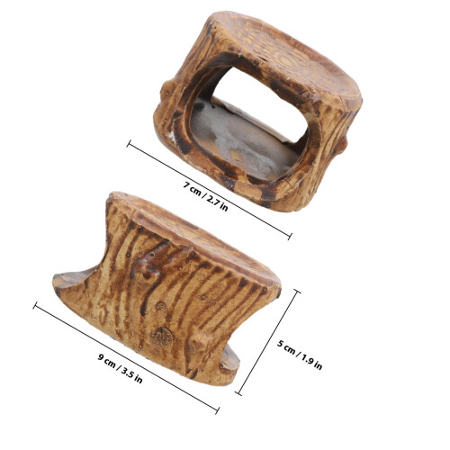 Κεραμική διακόσμηση ενυδρείου Betta Fish Cave Rest Tunnel Multi-Color1Set για ενυδρείο 1