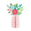 Dreidimensionale Papiervase, Wabendekoration für-1 1 1