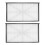 RCX70101 292x12x169mm 267 g 2-Pack Carbon 1