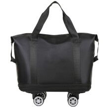 Expandable Luggage Bag With 360 Wheels Extra Large Capacity Wet/Dry Separation Ideal For Business Trips Gym Students And Travel