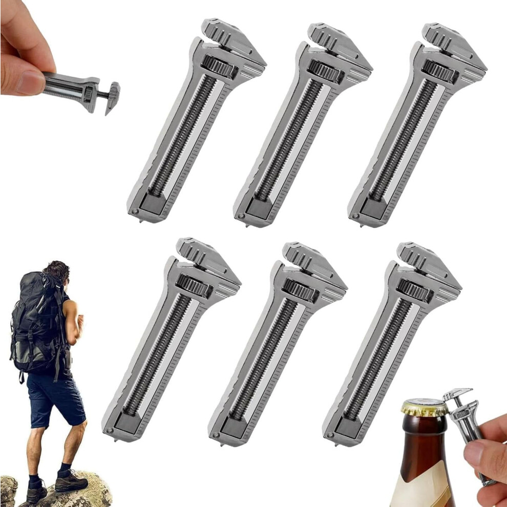 2026 Compact Titanium Multitool Â Portable Keychain Wrench, Bottle Opener & Nail Puller For Travel, Hiking, Fishing 9083649119044