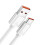 Cable USB largo y práctico de USB a USB A para carga y datos, conector recto de carga rápida de 6.0 A. 4