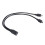Cable de carga múltiple, cable divisor USB C 2 en 1, cable de carga rápida USB C hembra a dos puertos mini USB macho para teléfono 5