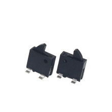 10 stuks 4-pins mini-schuifschakelaar reset micro-tuimelschakelaar miniatuurschakelaar eindschakelaar verticaal zwart kolomvormig 12V 50mA
