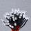 50pcs Small Round Light Bulbs LED Light Plastic White for Hobbyists 8
