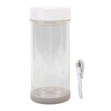 Elektrische vacuümverzegelde glazen pot van 1350 ml – Ingebouwde batterij, helder borosilicaatglas, ideaal voor thee, koffie, noten en snacks