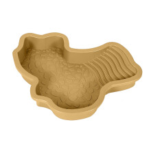 Extra Large Reptile Soaking Tub with Ramps and Feeding Area