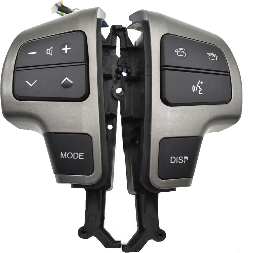 Steering Wheel Control Switch Button For Toyota Land Cruiser 2008Â2011, Compatible With 84250-60050, Grey 9426043325749