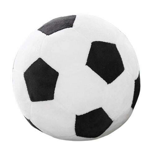 Fotbollsformad stoppad kudde 1 st