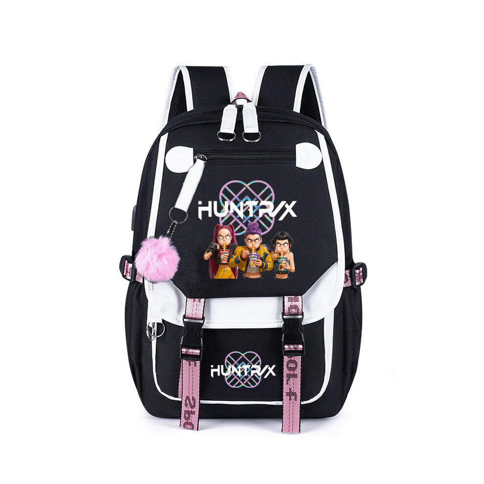 Srj Star (Z6) 2026 K-Pop Demon Hunters Anime School Backpack Cute Cartoon Print Bag For Student