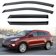 Window Visors Rain Guards for 2013-2018 Hyundai Santa Fe (excl. Santa Fe XL), Out-Channel Wind Deflectors