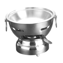 Shabu Hot Pot Ramen Pot Kuchynský riad Dusený hrniec Prenosný mini hrniec na varenie Stockpot pre Argent