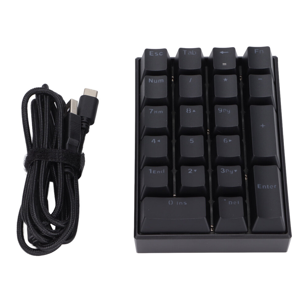 Gaming Keyboard, 21 Keys Backlit Keyboard Stepped Keycap No Need To Drive For Adult For Home For Young People For Internet Cafe For Office 9402001104717