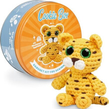 Trealamh Cróiseála Amigurumi Leopard Leo Tacar Tosaitheoirí