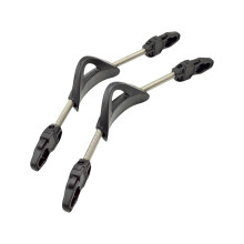 Stainless Steel Diving Fin Strap with Secure Plastic Fastening for Snorkeling, Double Purpose Scubas Diving Fin Strap